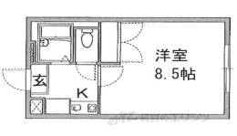 レオパレスウェストコート間取り図面
