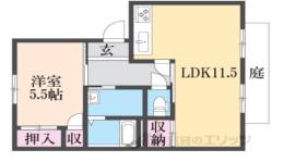 フレグランスＵ間取り図面
