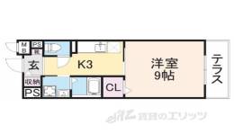 アリスト大和高田間取り図面