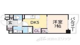 アリスト大和高田間取り図面