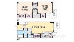 ドミール２　間取り図面