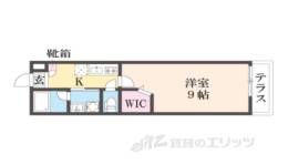 KIZUNA RESIDENCE伊勢田駅前間取り図面