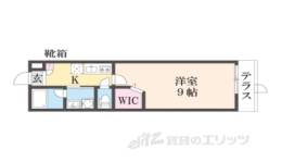 KIZUNA RESIDENCE伊勢田駅前間取り図面