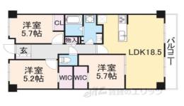 PHOENIXCOURT交野１間取り図面