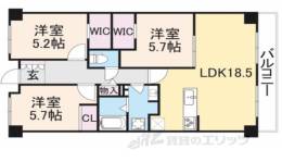 PHOENIXCOURT交野１間取り図面