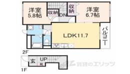 パークサイド学園前間取り図面