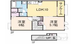 メゾン　エトワール２間取り図面
