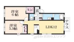 パール篠B間取り図面