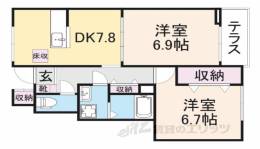 ア・ラ・モード２間取り図面