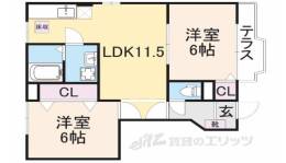 クレストールアブラハムＡ間取り図面