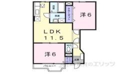 クレストールアブラハムＡ間取り図面