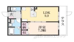 ベルメゾンＦ　１間取り図面