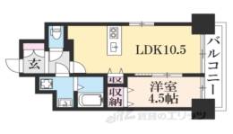 GRAND LAKE COURT浜大津駅前間取り図面