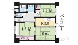 郡山駅前団地７号棟　　　　間取り図面