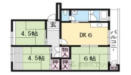 郡山駅前団地１１号棟間取り図面