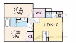 メナス二上間取り図面