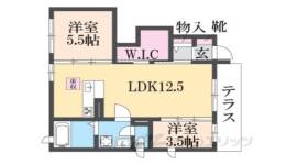 パル・クレセオ１間取り図面