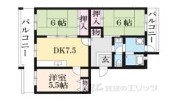 奈良青山団地０７号棟間取り図面