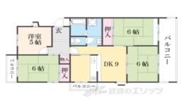 奈良青山団地０８号棟間取り図面