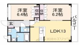トウケンコーポ桜井南間取り図面