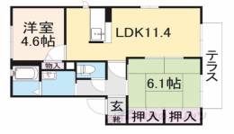 ライン大和　間取り図面