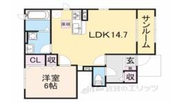 メゾン・ドゥ・ランジュ１間取り図面