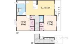 メゾン・ドゥ・ランジュ１間取り図面