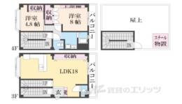 御所南MCビル間取り図面