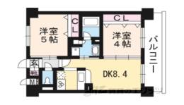 ｴｽﾃﾑﾌﾟﾗｻﾞ京都河原町通２ﾚｼﾞﾃﾞﾝｼｬﾙ間取り図面