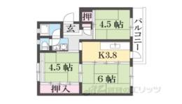 橿原団地１１号棟間取り図面