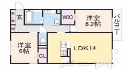 ラフィーネ大和八木　Ｓ棟間取り図面