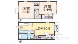 ユーアイ・ハイツ池田２間取り図面