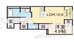 ラ　グリシーヌＡ棟　　　　　　　　　　間取り図面