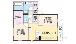 はんなり月海Ｂ棟間取り図面