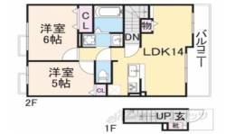 スカイビレＢ間取り図面