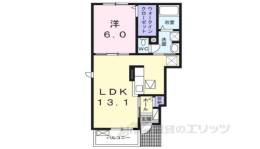 リベルテ　３間取り図面