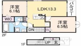 ビートルハウス野田山１間取り図面