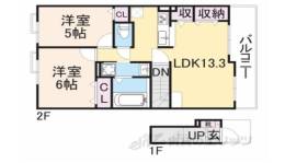 ブローテ２間取り図面
