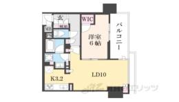 ジオ京都山科907号室間取り図面