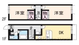 レオパレスかしの木間取り図面