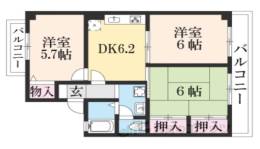 バーベナ光台Ａ棟間取り図面