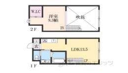 APPARTAMENTO上賀茂間取り図面