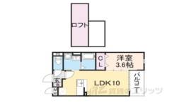イースト１間取り図面