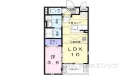 イースト１間取り図面