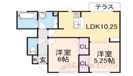 コージーコートＢ棟間取り図面