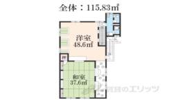 長浜市加田町テナント間取り図面