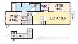ヴィルヌーブ　Ｅ棟間取り図面