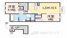 ヴィルヌーブ　Ｅ棟間取り図面