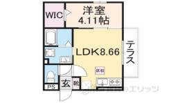 エスパス・ド・ゼン草津町間取り図面