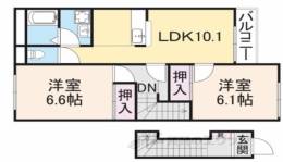 エクセレンス１間取り図面